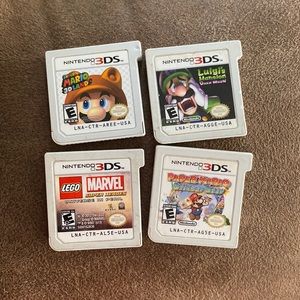 Nintendo 3DS Games with Case